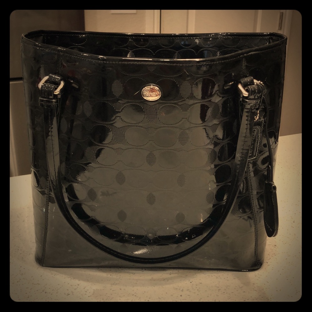 Authentic Coach Tote Bag, Black